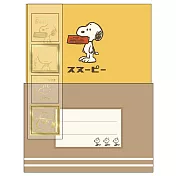 Kamio 日本製 Snoopy 迷你信封信紙組 (附貼紙) 史努比 復古的