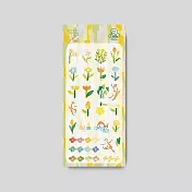 【 Hello Studio 你好工作室 】花嶼日記 Floral Diary | 透明割型貼紙