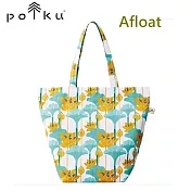 日本知名品牌【Polku】北歐芬蘭森林系列-清新可愛棉質大托特包 Afloat