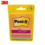 3M 3321狠黏便條紙 7.6x7.6cm  3321-SSAU