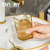 【OMORY】輕奢透明方形漱口杯- 藤黃