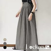 【Lockers 木櫃】秋季日系寬鬆吊帶連衣裙 L112082102 F 灰色F