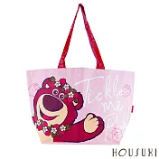 【HOUSUXI舒希】迪士尼玩具總動員系列 _熊抱哥粉紅大提袋A1