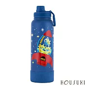 【HOUSUXI舒希】迪士尼玩具總動員系列-三眼怪-大容量保冷保溫瓶(雙蓋組)1200ml-A1