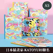 KOKUYO 日本插畫家系列筆記本(4入) A5-KATOYURI