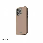 Moshi iPhone 15 Pro Max Napa 皮革保護殼 燻木棕