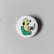 宇宙通信磁鐵小胸章| 小編犬