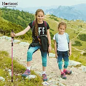 【Horizon 天際線】 Petite短版輕量鋁合金折疊登山杖 糖心粉