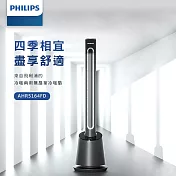 PHILIPS飛利浦 9檔風量 冷暖兩用立式 DC無扇葉循環扇 AHR5164FD