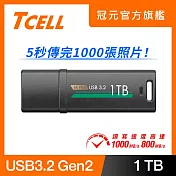 TCELL冠元-USB3.2 Gen2 1TB 4K PRO 鋅合金隨身碟