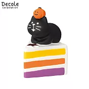 【DECOLE】concombre廣場 萬聖節慶典 頭頂南瓜蛋糕貓