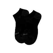 【MORINO摩力諾】MIT抗菌網織透氣船襪/短襪/運動機能襪| M 22-24cm |2入組 黑色