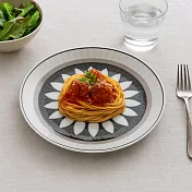 【日本Awasaka】Antico Flower職人窯燒 花坊淺盤20cm ‧ 典雅雛菊