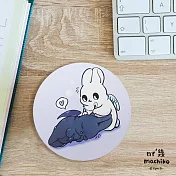 ㄇㄚˊ幾兔-天使＆惡魔兔吸水杯墊 掏耳款