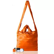 SYZY 原子縮小包 口袋折疊購物袋 迷你購物包 折疊包 橘