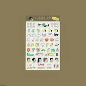 大山日誌透明貼紙