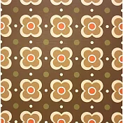 【日本mt和紙膠帶】CASA FLEECE 壁貼46cm ‧ 復古花圖騰