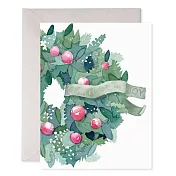 【 E.Frances 】COMFORT & JOY WREATH 聖誕卡 #HO874