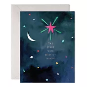 【 E.Frances 】BRIGHTLY SHINING STARS 聖誕卡 #HO875
