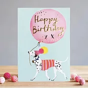 【LOUISE TILER】Happy Birthday Dalmatian 生日卡＃TS007