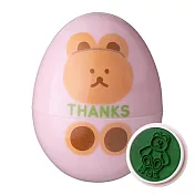 【日本Mark’s】× Brunch Brother 早午餐兄弟 不倒翁印章 ‧ 熊熊