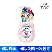 【KOSE SOFTYMO 絲芙蒂】泡沫瞬淨卸粧洗顏慕絲 200ml