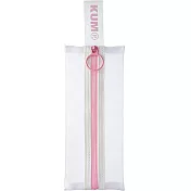 Raymay KUM系列薄型輕量網狀筆袋/ 粉