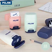 MILAN COMPACT橡皮擦+削筆器 _1918系列_薄荷綠