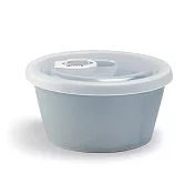 【日本Aito製作所】美濃燒｜典雅素色 附蓋陶瓷微波碗290ml ‧ 珍珠藍