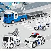 樂彩森林 迴力 警察拖車大隊