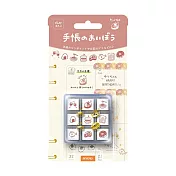 【日本BEVERLY】手帳好夥伴 迷你印章9入組 ‧ 食物