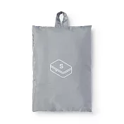 【MUJI 無印良品】聚酯纖維可折收納袋 S.灰
