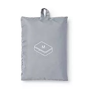 【MUJI 無印良品】聚酯纖維可折收納袋M.灰