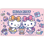 HELLO KITTY 50th悠遊卡 生日派對(閃卡)【受託代銷】