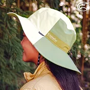 ADISI 輕量3L防水高透氣拼接大盤帽 AH23050 / 城市綠洲專賣 (防水帽 防曬帽 遮陽帽) M 浮石白