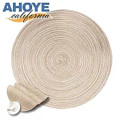 【Ahoye】大張棉麻餐墊織隔熱墊 (30*30cm-2入組) 鍋墊 防燙墊 餐墊 桌墊
