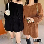 圓領針織闊腿連體褲、精選女裝任選3件$990