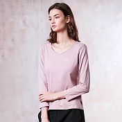 【ST.MALO】法式月領石墨烯蓄暖上衣-2347WT- M 乾燥玫瑰