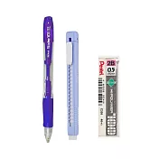 (跨品牌)日本側壓自動鉛筆組 紫