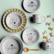 【日本Awasaka】MoguMogu動物 陶瓷深盤22.5cm ‧ 刺蝟