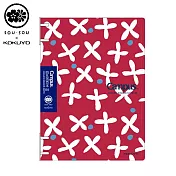 KOKUYO SOUSOU 4孔活頁本8mm橫線 A5-蘿蔔草