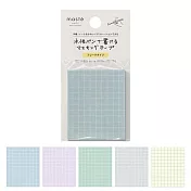 【日本Mark’s】水性筆可寫紙膠帶Flake片狀型 ‧ 方眼B