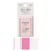 【日本Mark’s】水性筆可寫紙膠帶Sheets裁切貼紙型 ‧ 線條/粉