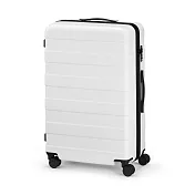 【MUJI 無印良品】四輪硬殼止滑拉桿箱 75L 白色