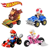 【正版授權】瑪利歐賽車 風火輪小汽車 4入組 超級瑪利/瑪利歐兄弟 玩具車