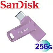 【代理商公司貨】sandisk 256gb ultra dual drive go usb type-c otg 雙用隨身碟-薰衣草紫