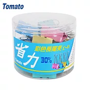 Tomato C-41 省力彩色長尾夾24支入/筒 41mm