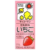龜甲萬豆乳-草莓風味 200ml