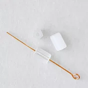 【日本MIYUKI FACTORY】希臘神話風 捷克玻璃珠(袋裝) 4x6mm ‧ 絲綢白