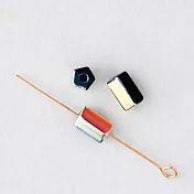 【日本MIYUKI FACTORY】希臘神話風 捷克玻璃珠(袋裝) 4x6mm ‧ 黑黃混色